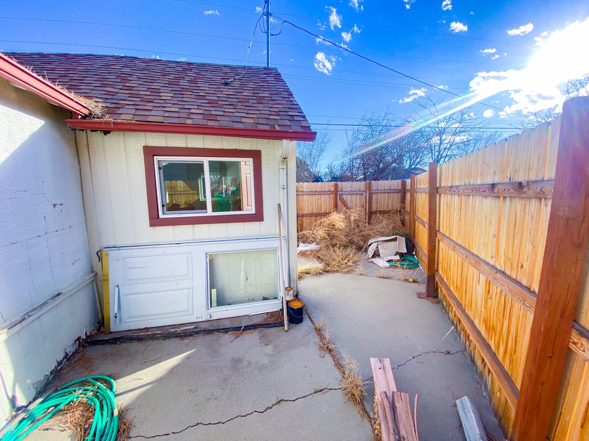 Garage conversion style ADU exterior