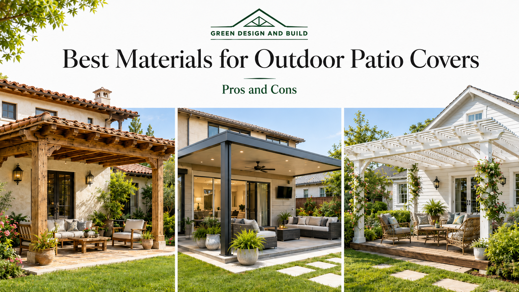 Best Materials for Outdoor Patio Covers: Pros and Cons