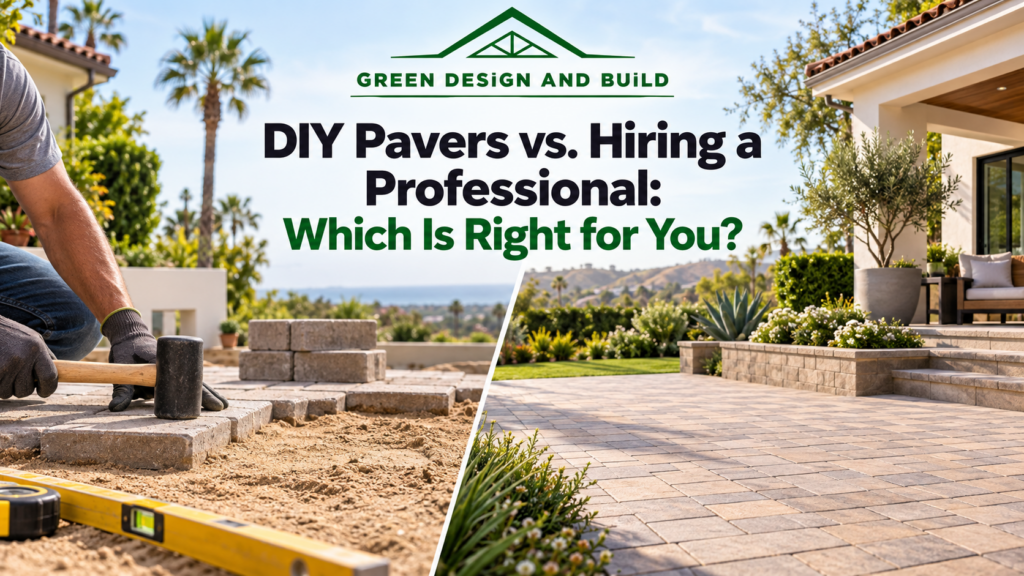 DIY Pavers vs. Hiring a Professional: Which Is Right for You?