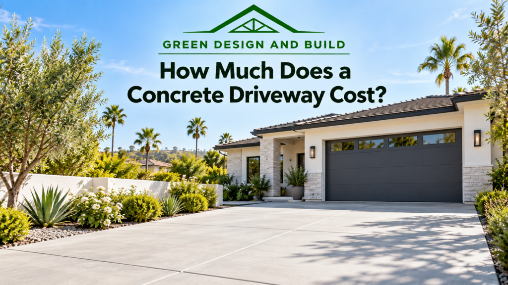 How Much Does a Concrete Driveway Cost?