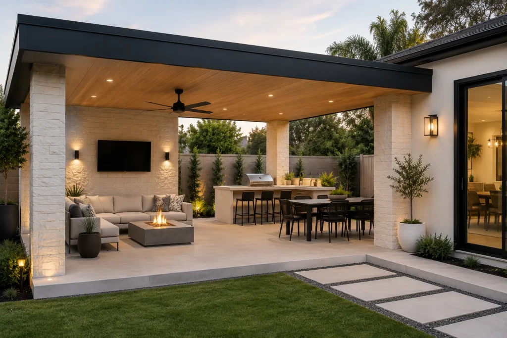Construction services by Green Design and Build