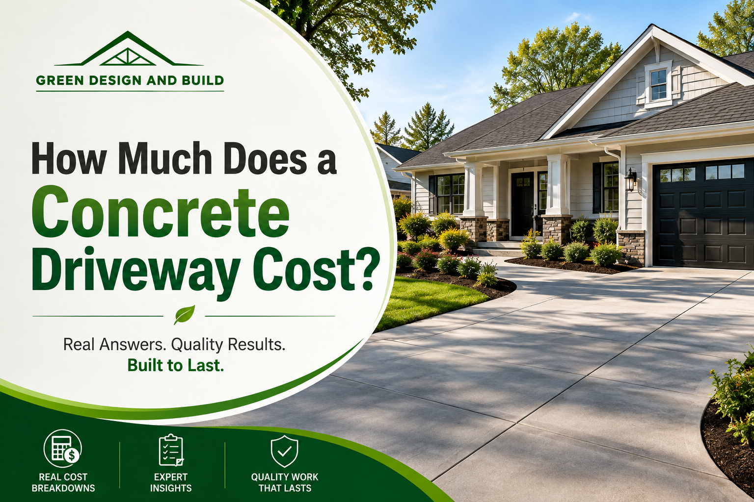 How Much Does a Concrete Driveway Cost?