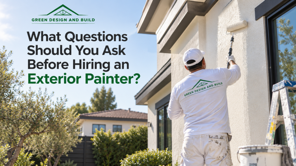 What Questions Should You Ask Before Hiring an Exterior Painter?