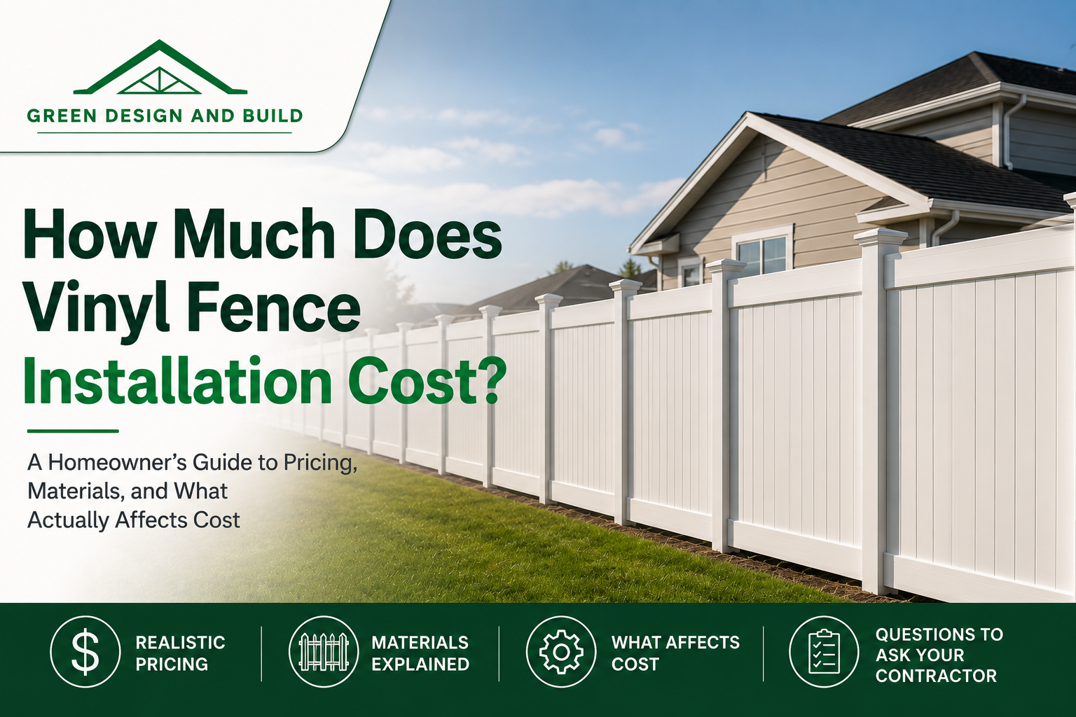 How Much Does Vinyl Fence Installation Cost?