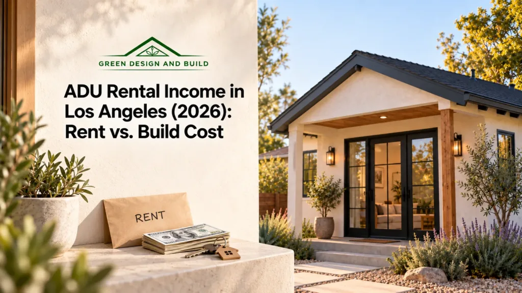 ADU Rental Income in Los Angeles (2026): Rent vs. Build Cost