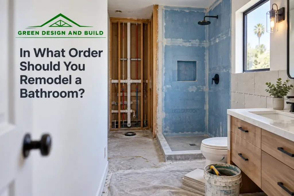 In What Order Should You Remodel a Bathroom?