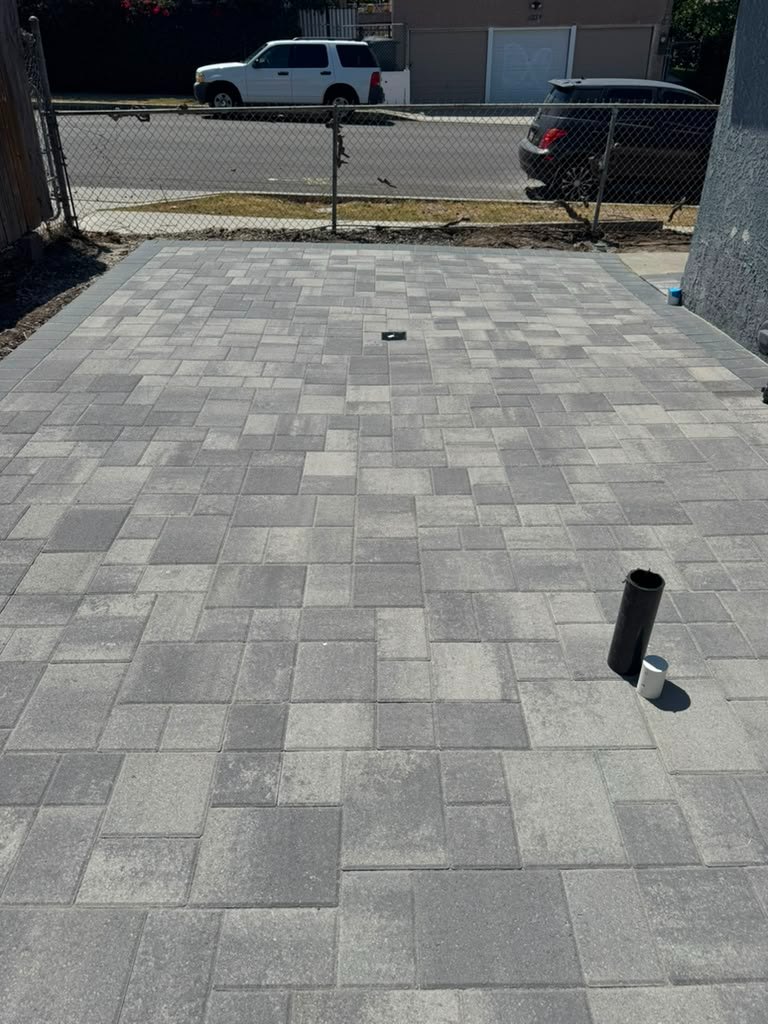 After: pavers laid — paver installation in Anaheim, CA