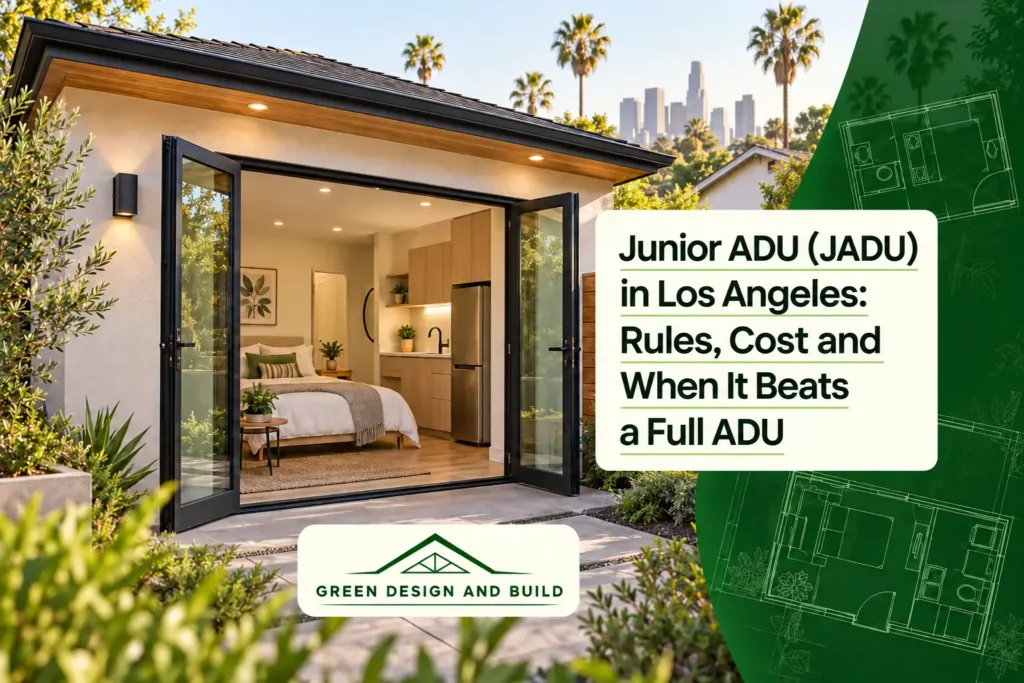 Junior ADU (JADU) in Los Angeles: Rules, Cost and When It Beats a Full ADU
