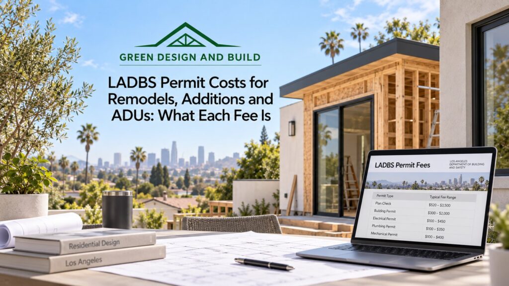 LADBS Permit Costs for Remodels, Additions and ADUs: What Each Fee Is