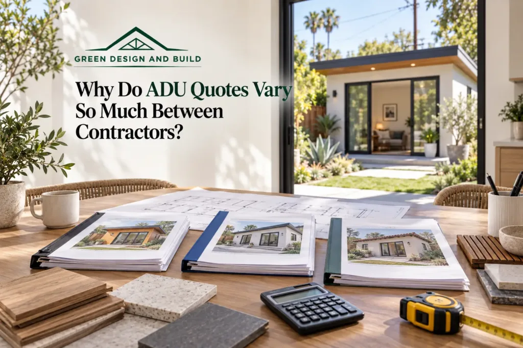 Why Do ADU Quotes Vary So Much Between Contractors?