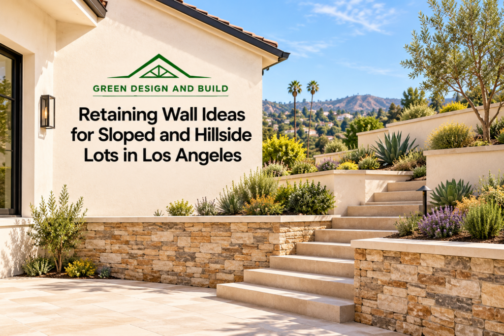 Retaining Wall Ideas for Sloped and Hillside Lots in Los Angeles