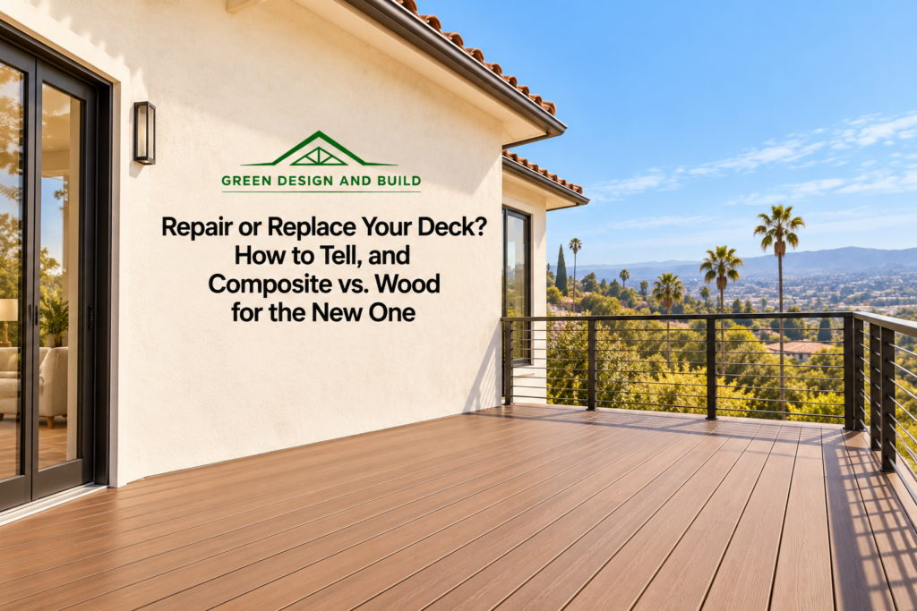 Repair or Replace Your Deck? How to Tell, and Composite vs. Wood for the New One